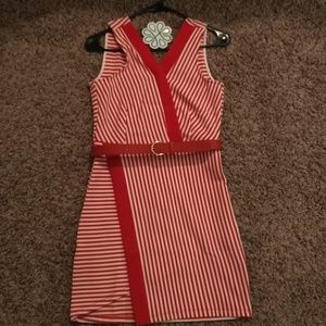 Red & White, flirt alert dress